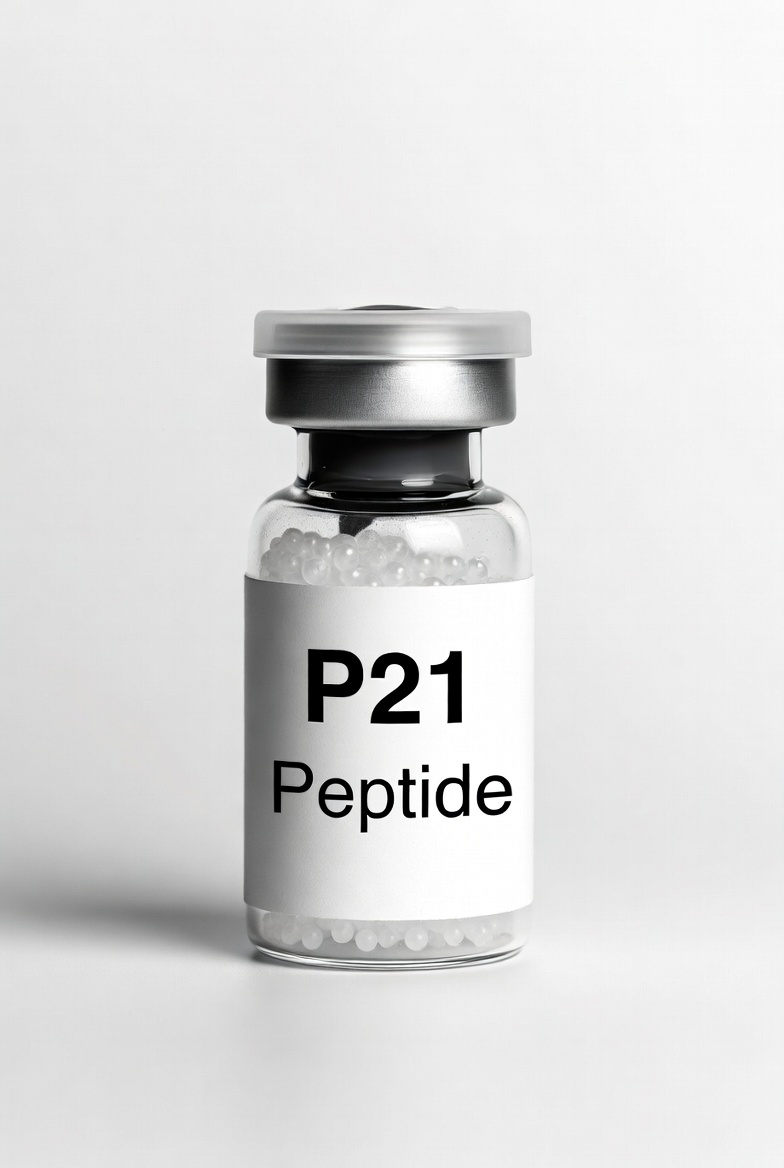 P21 >= 99% HPLC research peptide vial